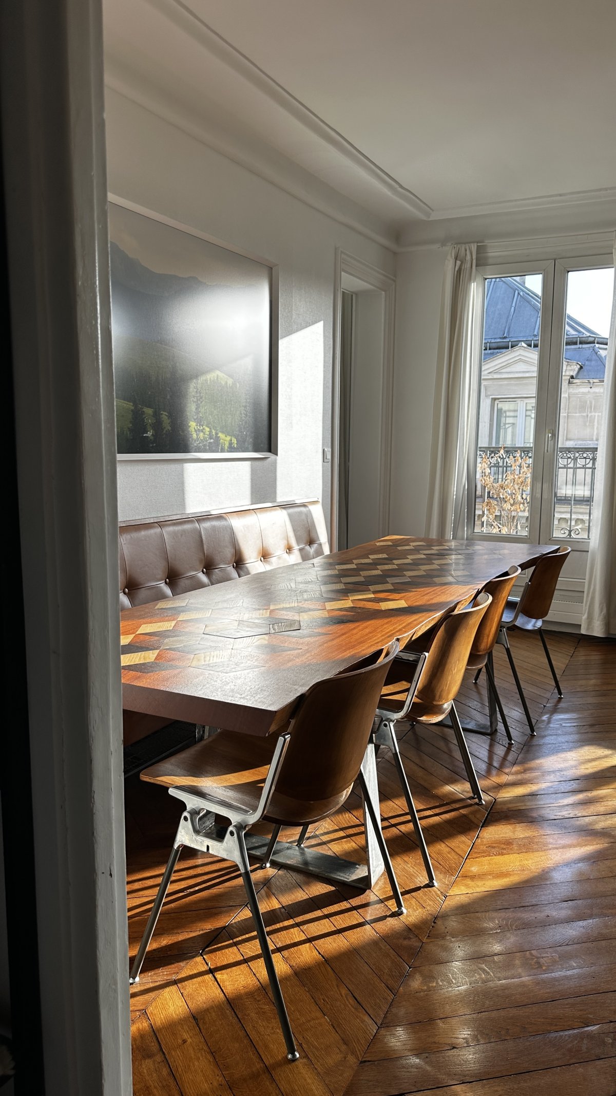 Table à manger en bois massif 8 / 10 personnes